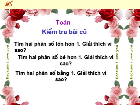 Bài giảng Toán Lớp 4 - Bài: Phân số bằng nhau