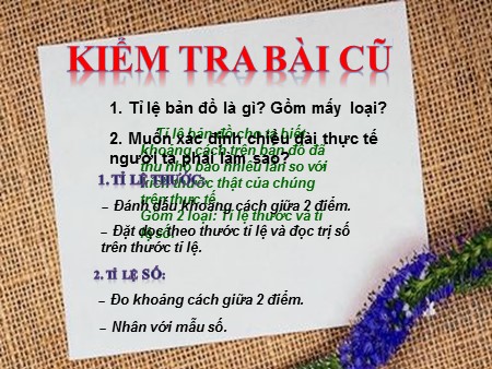 Bài giảng Địa lí Lớp 6 - Bài 4: Phương hướng trên bản đồ. Kinh độ, vĩ độ và tọa độ địa lý