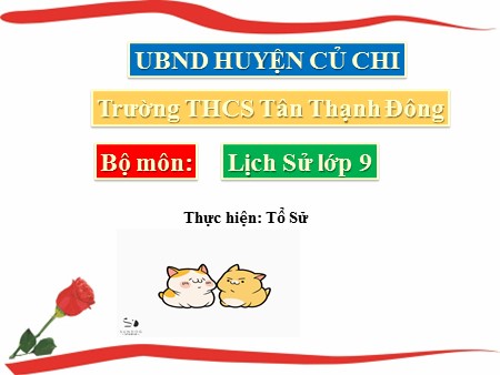 Bài giảng Lịch sử Lớp 9 - Bài 24: Cuộc đấu tranh bảo vệ và xây dựng chính quyền dân chủ nhân dân (1945-1946) - Trường THCS Tân Thạnh Đông