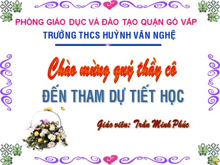 Bài giảng Tin học Lớp 6 - Bài 12: Hệ điều hành windows - Trần Minh Phúc