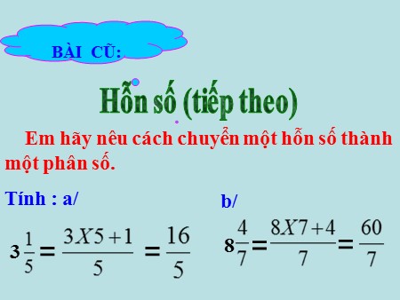 Bài giảng Toán Lớp 5 - Bài: Luyện tập (Tiết 11)