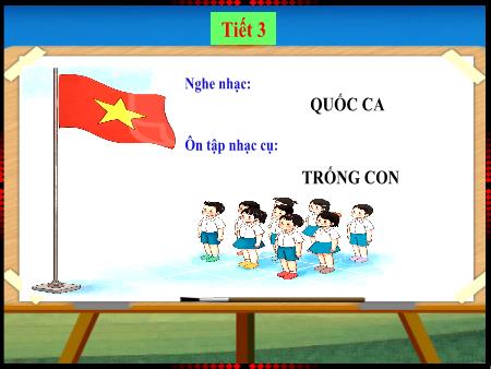 Bài giảng Âm nhạc 1 (Kết nối tri thức) - Chủ đề 2: Việt Nam yêu thương - Tiết 7: Nghe nhạc Quốc ca. Ôn tập nhạc cụ Trống con