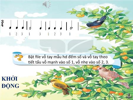 Bài giảng Âm nhạc Lớp 2 (Kết nối tri thức) - Chủ đề 1: Sắc màu âm thanh - Ôn tập bài hát Dàn nhạc trong vườn. Ôn tập đọc nhạc Bài số 1. Vận dụng sáng tạo