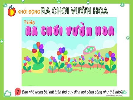 Bài giảng Đạo đức Lớp 2 (Kết nối tri thức) - Chủ đề 8: Tuân thủ quy định nơi công cộng - Tiết 34: Em tuân thủ quy định nơi công cộng