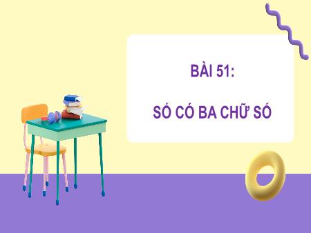 Bài giảng môn Toán Lớp 2 (Kết nối tri thức) - Chủ đề 10: Các số trong phạm vi 1000 - Bài 51: Số có ba chữ số (Tiết 1) - Năm học 2024-2025