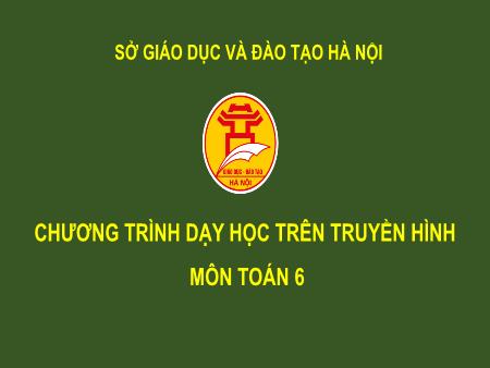Bài giảng môn Toán Lớp 6 - Tiết 22: Tam giác - Vũ Thị Thanh Bình