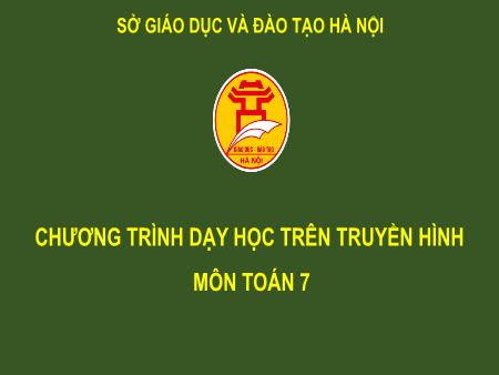 Bài giảng môn Toán Lớp 7 - Bài 5: Đa thức - Trần Quang Hiếu