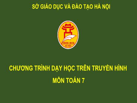 Bài giảng môn Toán Lớp 7 - Đơn thức đồng dạng - Nguyễn Thị Thanh Huyền