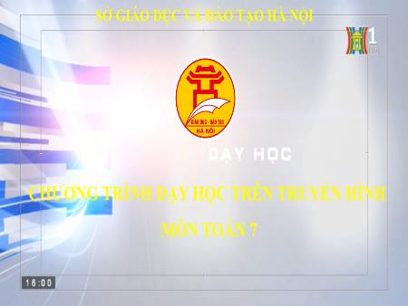 Bài giảng môn Toán Lớp 7 - Giá trị của một biểu thức đại số - Nguyễn Thị Thanh Thúy