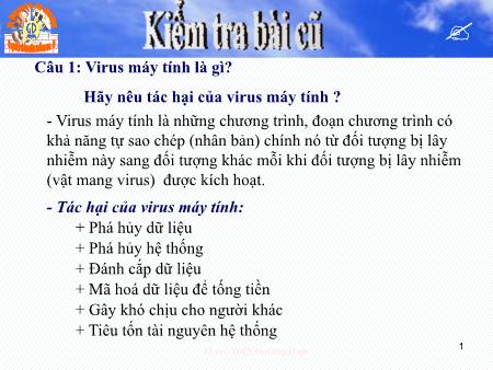 Bài giảng Tin học 9 - Bài 7: Tin học và xã hội