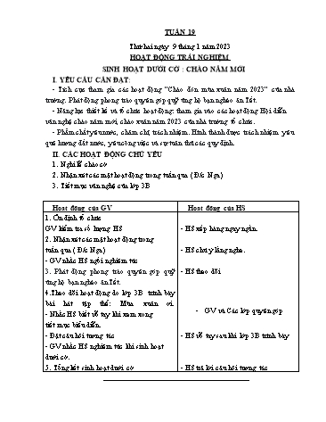 Giáo án các môn Lớp 1 - Tuần 19 - Năm học 2022-2023 - Nguyễn Thị Thu Hà