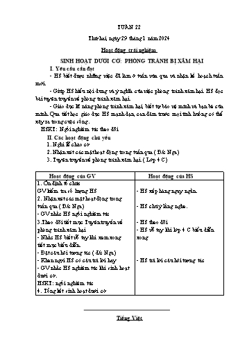 Giáo án các môn Lớp 1 - Tuần 22 - Năm học 2024-2025 - Trần Thị Tú Uyên