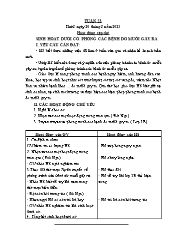 Giáo án các môn Lớp 1 - Tuần 23 - Năm học 2022-2023 - Nguyễn Thị Thu Hà
