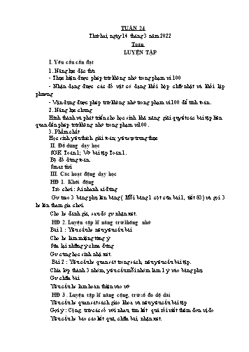 Giáo án các môn Lớp 1 - Tuần 24 - Năm học 2021-2022 - Trần Thị Tú Uyên