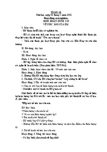 Giáo án các môn Lớp 1 - Tuần 26 - Năm học 2020-2021 - Nguyễn Thị Thu Hà