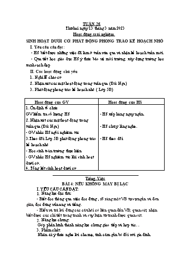 Giáo án các môn Lớp 1 - Tuần 26 - Năm học 2022-2023 - Nguyễn Thị Thu Hà
