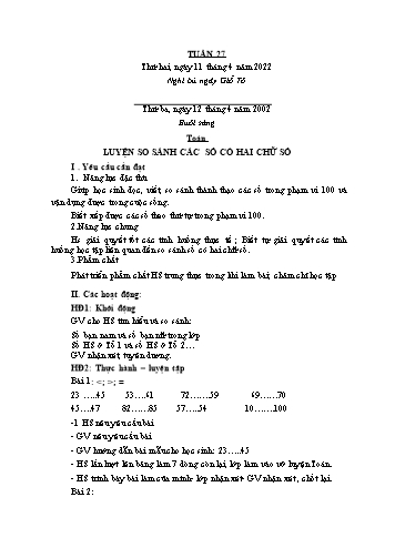Giáo án các môn Lớp 1 - Tuần 27 - Năm học 2021-2022 - Nguyễn Thị Thu Hà