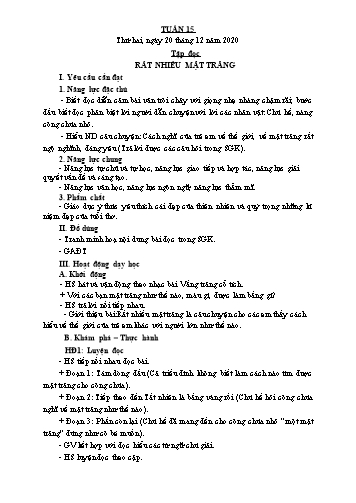 Giáo án các môn Lớp 4 - Tuần 15 - Năm học 2020-2021 - Trần Thị Ngọc Anh