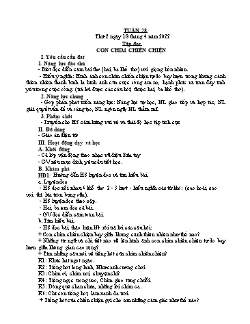 Giáo án các môn Lớp 4 - Tuần 28 - Năm học 2021-2022 - Trần Thị Ngọc Anh