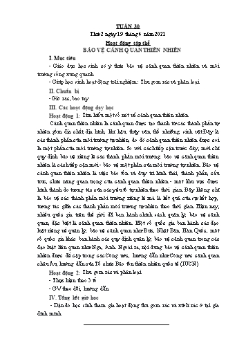 Giáo án các môn Lớp 4 - Tuần 30 - Năm học 2020-2021 - Nguyễn Thị Hòa