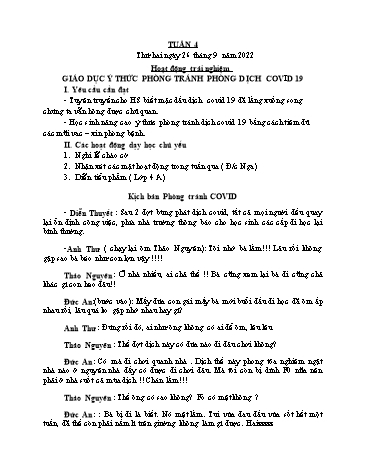 Giáo án các môn Lớp 4 - Tuần 4 - Năm học 2022-2023 - Trần Thị Ngọc Anh