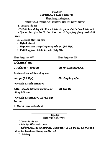 Giáo án các môn Lớp 5 - Tuần 29 - Năm học 2023-2024 - Nguyễn Thị Hòa