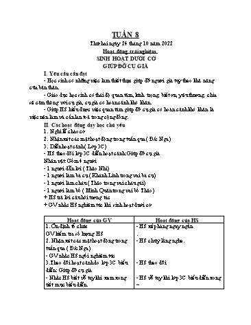 Giáo án các môn Lớp 5 - Tuần 8 - Năm học 2022-2023 - Nguyễn Thị Hòa