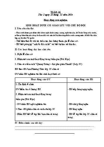Kế hoạch bài dạy các môn Lớp 2 - Tuần 16 - Năm học 2024-2025 - Cao Thị Kim Nga