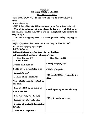 Kế hoạch bài dạy các môn Lớp 2 - Tuần 19 - Năm học 2024-2025 - Cao Thị Kim Nga