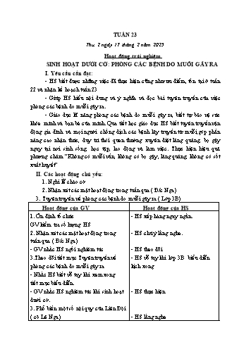 Kế hoạch bài dạy các môn Lớp 2 - Tuần 23 - Năm học 2024-2025 - Cao Thị Kim Nga