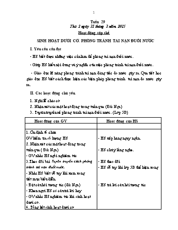 Kế hoạch bài dạy các môn Lớp 2 - Tuần 29 - Năm học 2024-2025 - Cao Thị Kim Nga