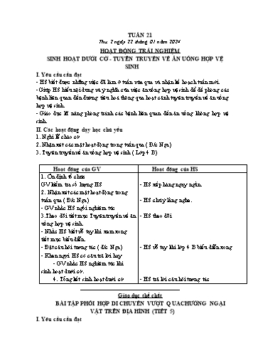 Kế hoạch bài dạy các môn Lớp 3 - Tuần 21 - Năm học 2023-2024 - Trương Thị Thơm