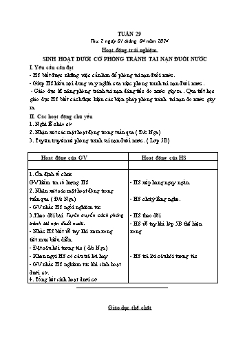Kế hoạch bài dạy các môn Lớp 3 - Tuần 29 - Năm học 2023-2024 - Trương Thị Thơm